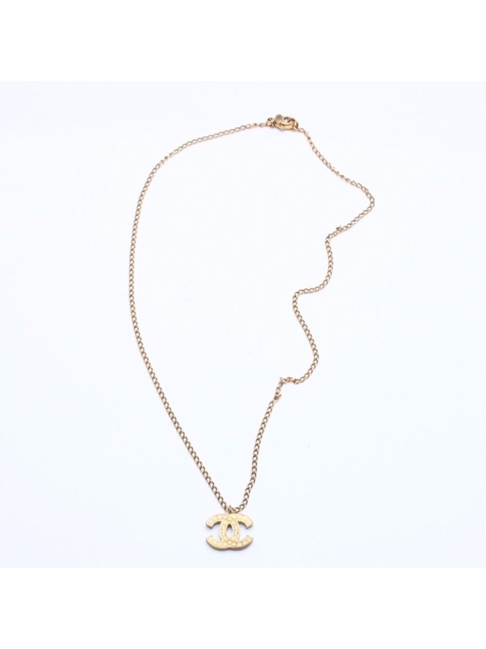 Chanel Necklace CC Logo 03 Gold